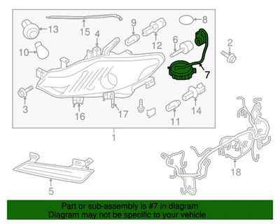 Genuine Nissan Murano Xenon Headlight Control Unit Module (2009-2014) 284748992A - Image 1 of 4