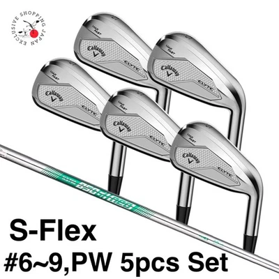 Callaway ELYTE MAX FAST Iron 5p Set #6~9,PW S-Flex N.S.PRO 850GH neo Steel Shaft - Image 1 of 4