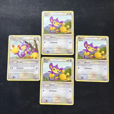 Aipom 55/102 Ambipom 13/102 Triumphant Pokemon Card Non-Holo 4 - Image 1 of 4