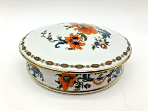 Portagioie vintage Raynaud & Co Limoges Francia porcellana design floreale - Foto 1 di 7
