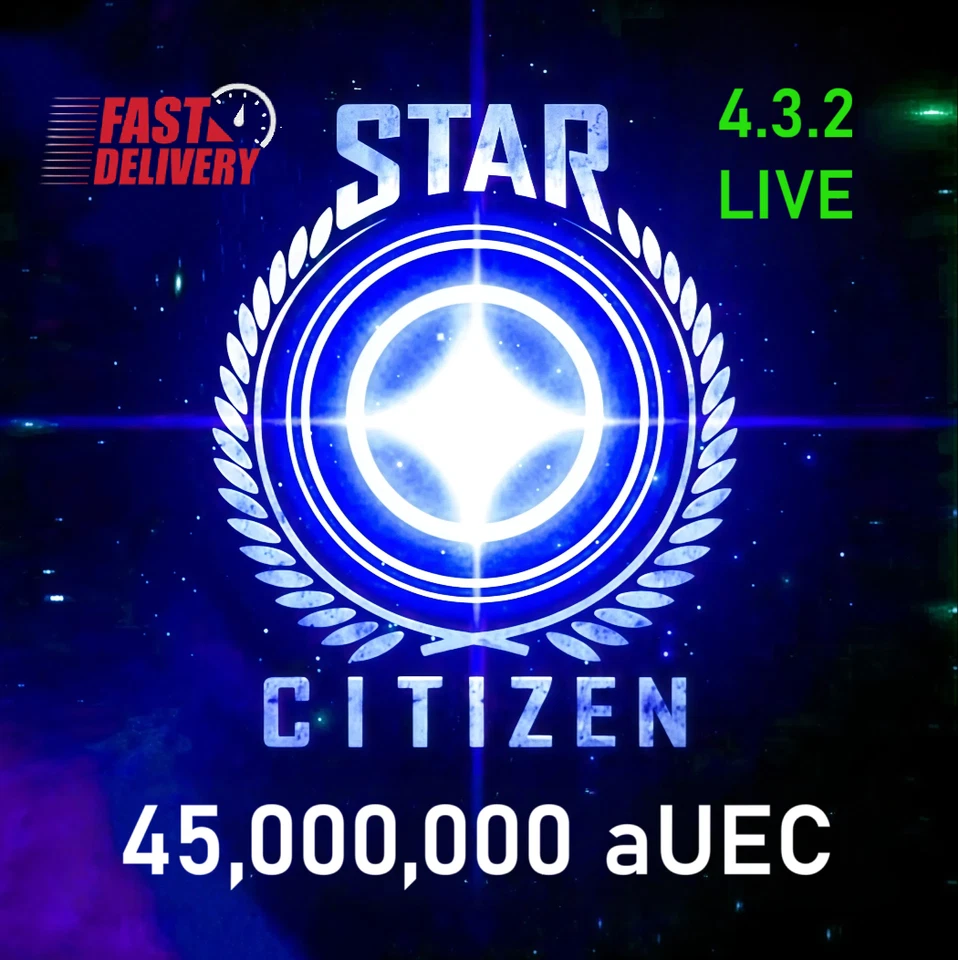 STAR CITIZEN aUEC | 45,000,000 | 4.3.2 LIVE - Desktop only! - Fast Delivery! - Image 1 of 1