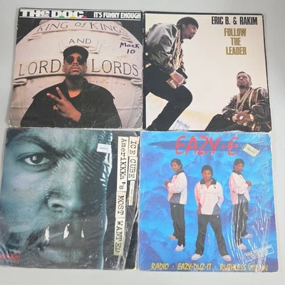 25 RAP 80's-90's RECORD COVERS ONLY LOT 12" Hip Hop For ARTS CRAFTS DECOR HANG Foto 1 de 4