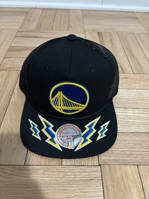 Brand New NBA Warriors Recharge Adjustable Snapback Hat Mitchell & Ness Trucker - Image 1 of 3