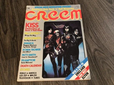 💥💥REVISTA CREEM BESO-JULIO 1976-COMPLETA/Ace Frehley/Gene Simmons-AUCOIN💥💥 Foto 1 de 4