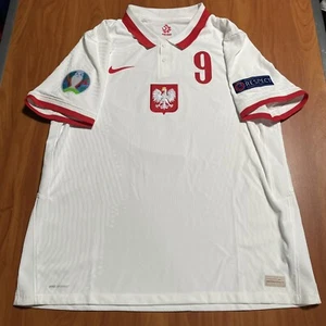 Nike Authentic Robert Lewandowski Team Poland 2020/21 Euro Soccer Jersey XL - Picture 1 of 8