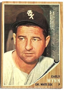 1962 Topps EARLY WYNN #385 Chicago White Sox HOF - Foto 1 di 2