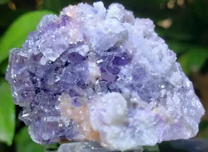 Beautiful Small Blue Cubic Sugar Fluorite Quartz Crystal Mineral Specimen UV - Picture 1 of 14