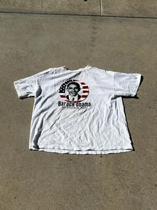 Camiseta Vote For President Barack Obama 2008 gráfica talla grande L - Imagen 1 de 3