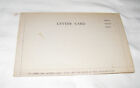 1936 “CUNARD WHITE STAR R.M.S. ‘QUEEN MARY’” LETTER CARD SINGLE FOLD HEAVY CARD 