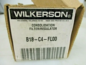NEW WILKERSON CONSOLIDATION FILTER/REGULATOR B18-C4-FL00 - Picture 1 of 5