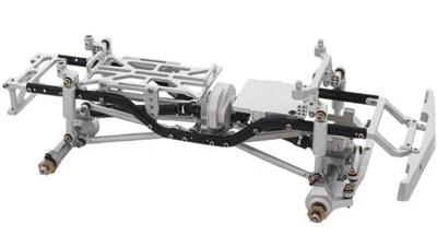 Complete Alloy Conversion Kit w/ 133 Wheelbase for Axial 1/24 SCX24 C10 Crawler - Image 1 of 4