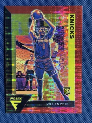 2020-21 Panini Flux - Rookies  Red Pulsar Prizm #206 Obi Toppin (RC) - Image 1 of 2
