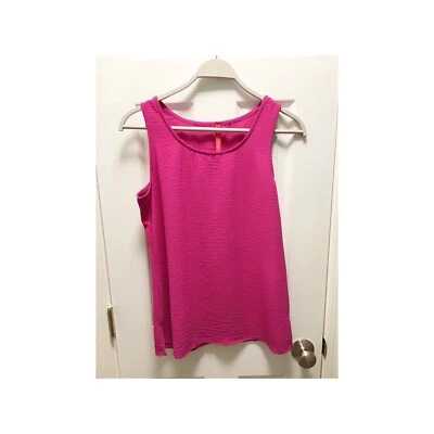 Camiseta sin mangas rosa talla XS de la colección IC nueva con etiquetas texturizada sin mangas Foto 1 de 4