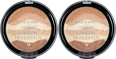 (2) Wet N Wild Coloricon Rainbow Highlighter New Sealed Bronze Over The Rainbow - Image 1 of 2