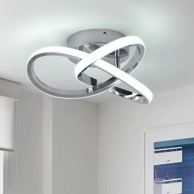 GANEED Hallway Light 20W LED Ceiling Lights Semi Flush Mount Chandelier Bedroom 6000K