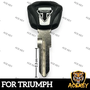 Llave en blanco para Triumph Bonneville T100 Street Triple Daytona 675 1050 T955 Tiger - Imagen 1 de 5