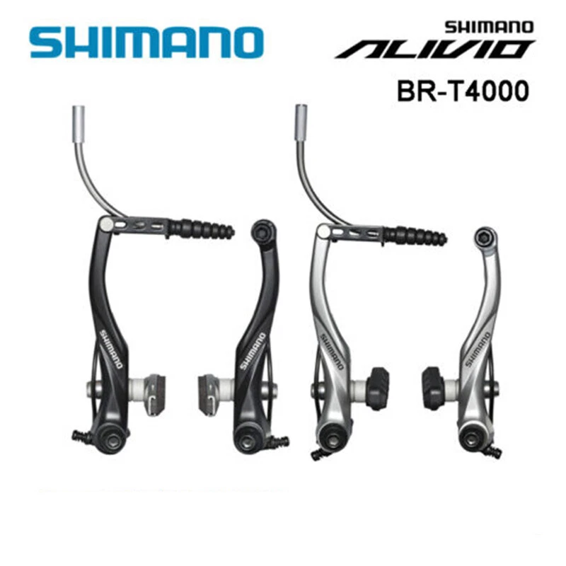 Shimano Alivio BR-T4000 V-Brake Caliper Trekking MTB Bike Front/Rear/Set (OE) - Image 1 of 4