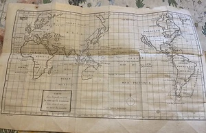 Planisphére : Route que le Centurion a tenu dans le Voyage autour du Monde, 1764 - Picture 1 of 4