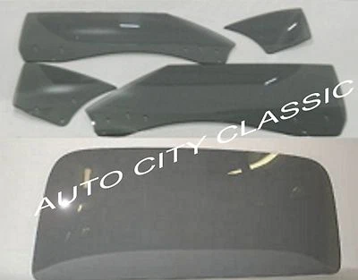 1969 Pontiac Tempest LeMans GTO 2DR Hardtop Glass Door Quarter Rear Back Grey - Image 1 of 4