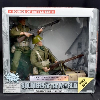 Набор фигурок 12 дюймов Soldiers of World Battle of the Bulge Sounds WW II US Army 2 1:6 - Изображение 1 из 4