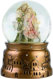 Enesco Heart of Christmas Holiday Holy Family Musical Waterball, 5.91 Inch - Picture 1 of 1