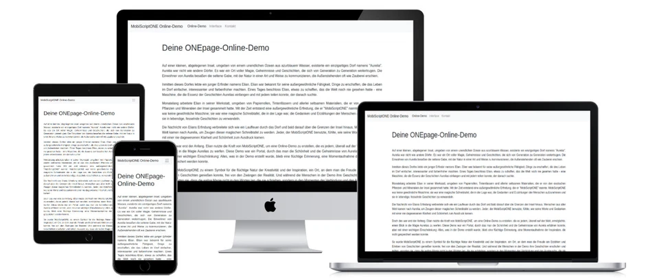 MobiScriptONE – CMS | Generator | Website | HTML | Script | Einzelnutzer - Bild 1 von 1