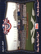 2007 Topps Opening Day Team vs. Team #OD4 Tampa Bay Devil Rays/New York Yankees