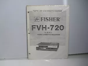 Fisher FVH-720 Servicehandbuch - Bild 1 von 2
