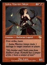 WOTC MtG Judgment Jeska, Warrior Adept (R) NM