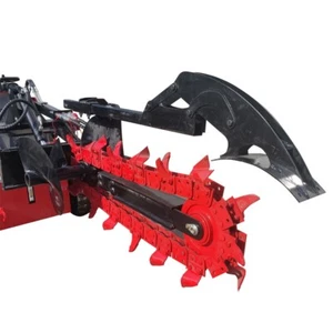 NEW Mini Skid Steer Loader Attachments Trencher for TYPHON STOMP Skidsteers - Picture 1 of 17