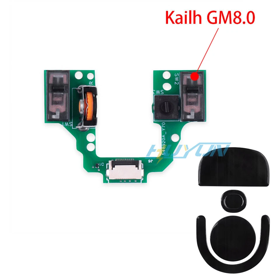 Button Board of Micro Switch Wheel Encoder for Logitech GPRO X Superlight Mouse. - Image 1 of 4