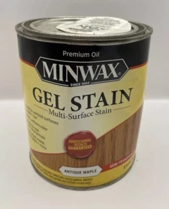 Minwax Gel Stain ANTIQUE MAPLE 32fl oz/1 QT Dented Can - Picture 1 of 3