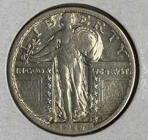 1917-S Type 2 Standing Liberty Quarter, XF (9038) - Picture 1 of 2