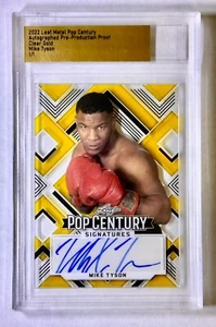 MIKE TYSON autograph 2022 Leaf proof 1/1. - Picture 1 of 9
