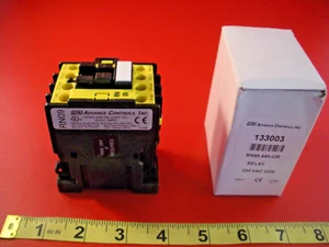 ACI 133003 Relay RN09.440-230 230 vac Coil 24 GP amps Advance Controls Nib New - Picture 1 of 5