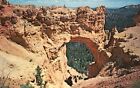 Postcard Ut Bryce Canyon National Park Natural Bridge Chrome Vintage Pc E8650