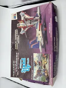 Transformers G1 3-D Jigsaw Standup Puzzle -Starscream 1984 Warren COMPLETE - Picture 1 of 4