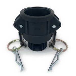 Montaje de bloqueo de leva de polietileno tipo B, leva y ranura hembra de 1-1/2" macho NPT... - Imagen 1 de 1