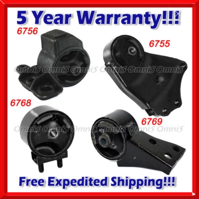 Juego de montaje manual de motor y transmisión K617 para Kia Sephia 1998-2000 1,8 L 4 piezas Foto 1 de 4