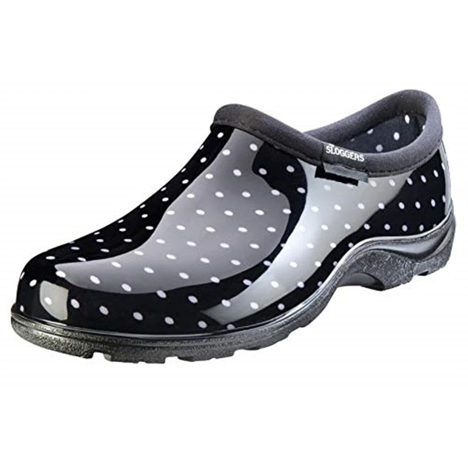 Sloggers 5113BP06 Polka Dot Waterproof Shoe With All Day Comfort Insole 6 in W