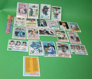 MLB Lot 21 Topps TCG 1982 Vintage Baseball Signature Sport Trading Cards - Bild 1 von 14