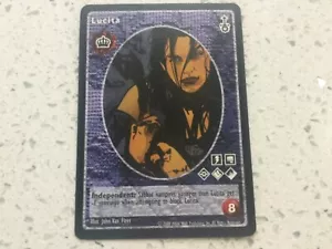 2000 VAMPIRE THE INTERNAL STRUGGLE Lucita DEALER Promo CARD VTES Jyhad - Picture 1 of 4