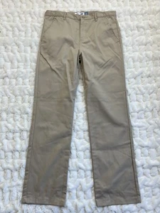 Old Navy Youth Pants Size 14 Husky Standard Beige Straight Leg Khaki Uniform NEW - Picture 1 of 9