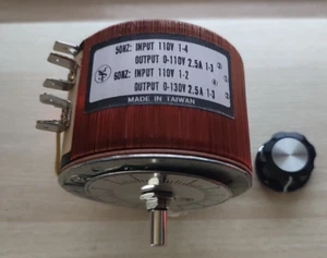 YS 110V 0-110/130V Volt Slidor Single Phase Input 0-110V Output 0-130V 2,5A - Picture 1 of 14