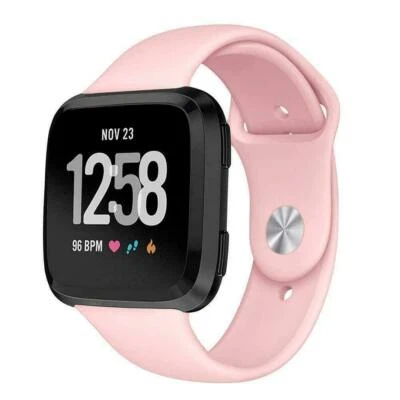 Fitbit Versa 1 2 Lite 表带替换硅胶橡胶表带腕带 — 第 1/4 张图片