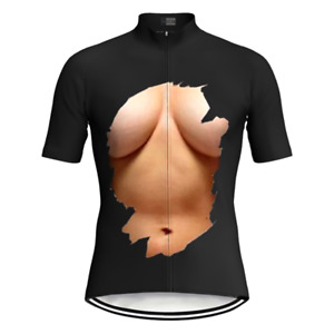 Cycling Jersey Short Sleeve Jacket MTB Bike Shirt Road Ride Breast Clothes Ride