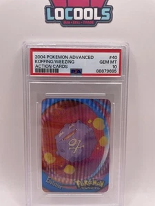 PSA 10 2004 Pokémon Action Card Koffing Weezing Lenticular PSA 10 Gem Mint - Bild 1 von 2
