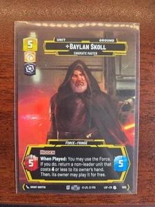 Star Wars Unlimited Legends Of The Force Prestige Baylan Skoll 1065 - Picture 1 of 1