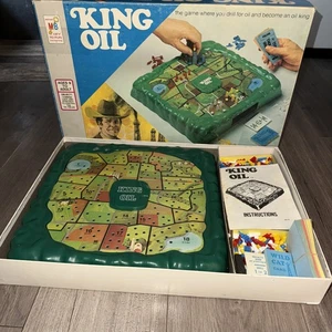 King Oil Vintage 1974 Brettspiel von Milton Bradley USA Original Spaß NS KOMPLETT - Bild 1 von 5