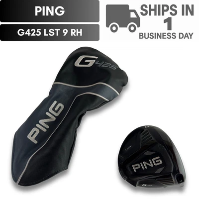 Ping G425 LST 9 gradi testa driver solo mano destra con copricapo USATO SPEDIZIONE VELOCE - Immagine 1 di 4